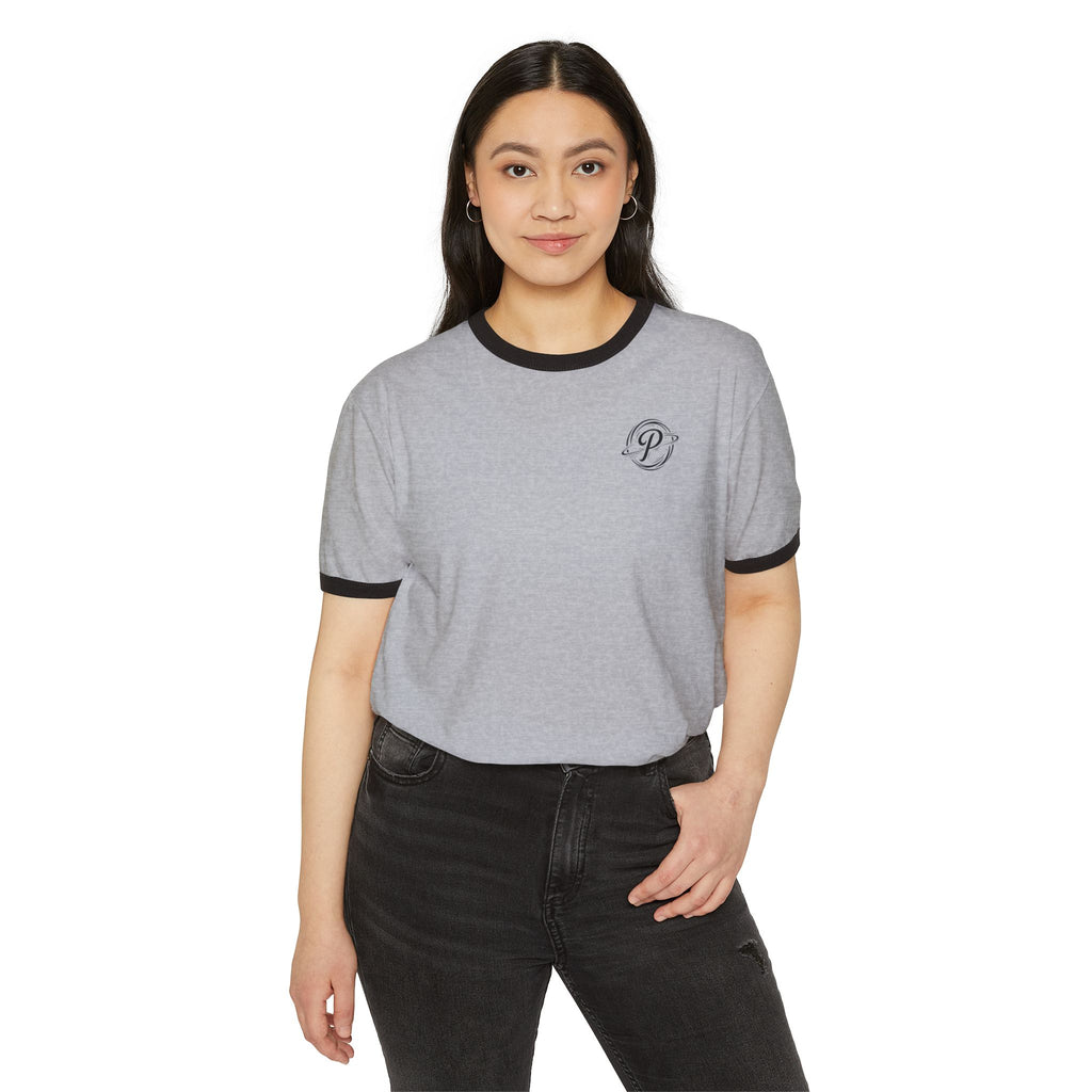 Persistence Ringer T-Shirt — 'Persistence' Script Logo Retro Athletic Tee