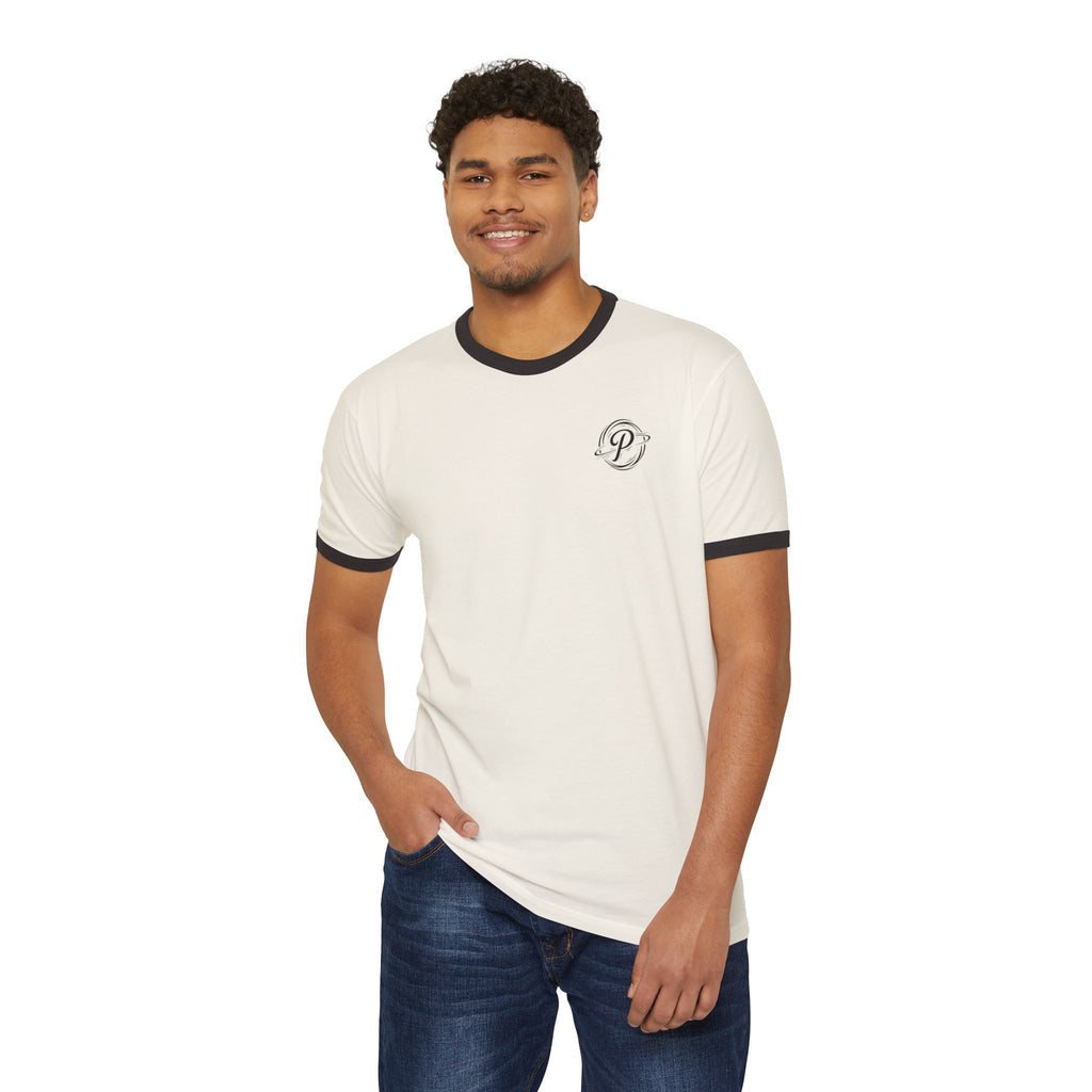 Persistence Ringer T-Shirt — 'Persistence' Script Logo Retro Athletic Tee