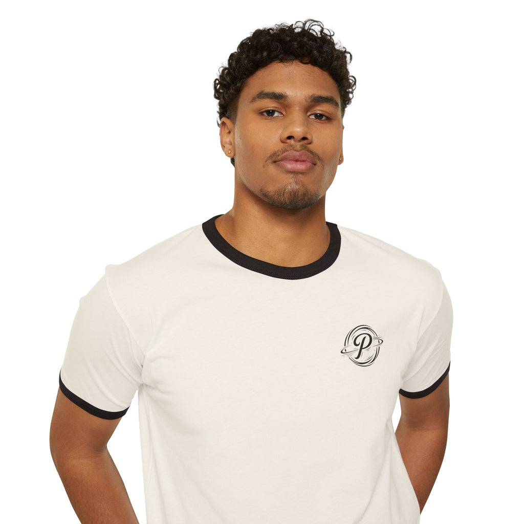 Persistence Ringer T-Shirt — 'Persistence' Script Logo Retro Athletic Tee