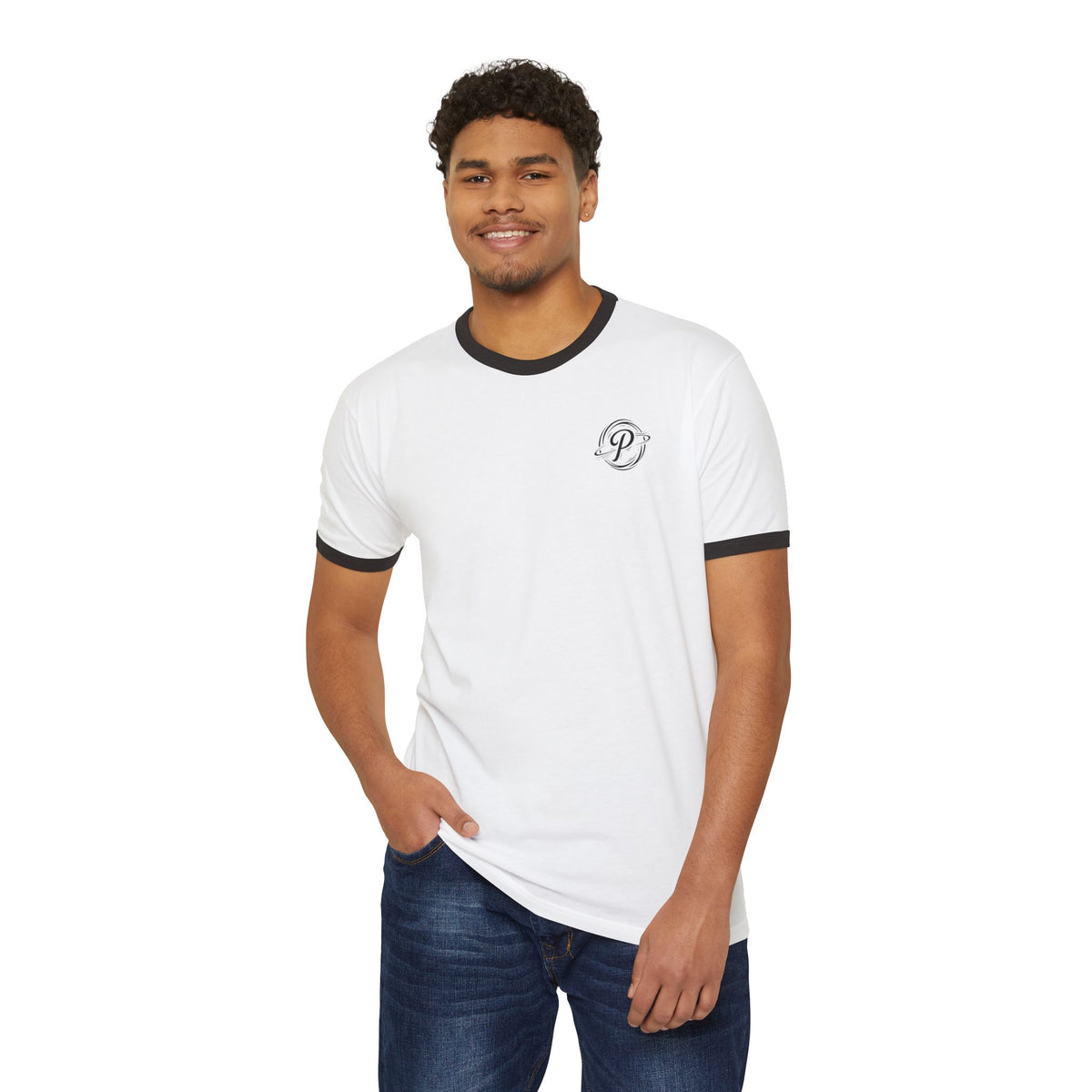 Persistence Ringer T-Shirt — 'Persistence' Script Logo Retro Athletic Tee