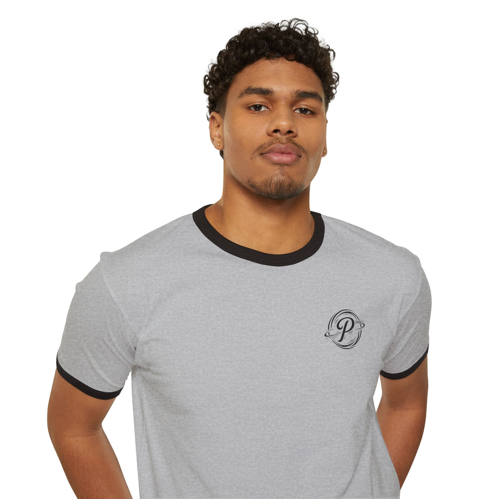 Persistence Ringer T-Shirt — 'Persistence' Script Logo Retro Athletic Tee