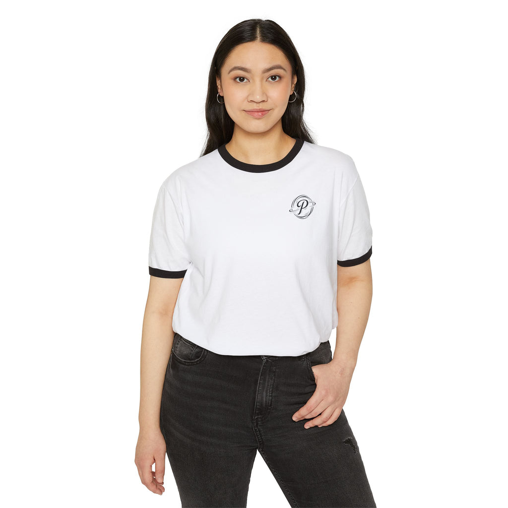 Persistence Ringer T-Shirt — 'Persistence' Script Logo Retro Athletic Tee