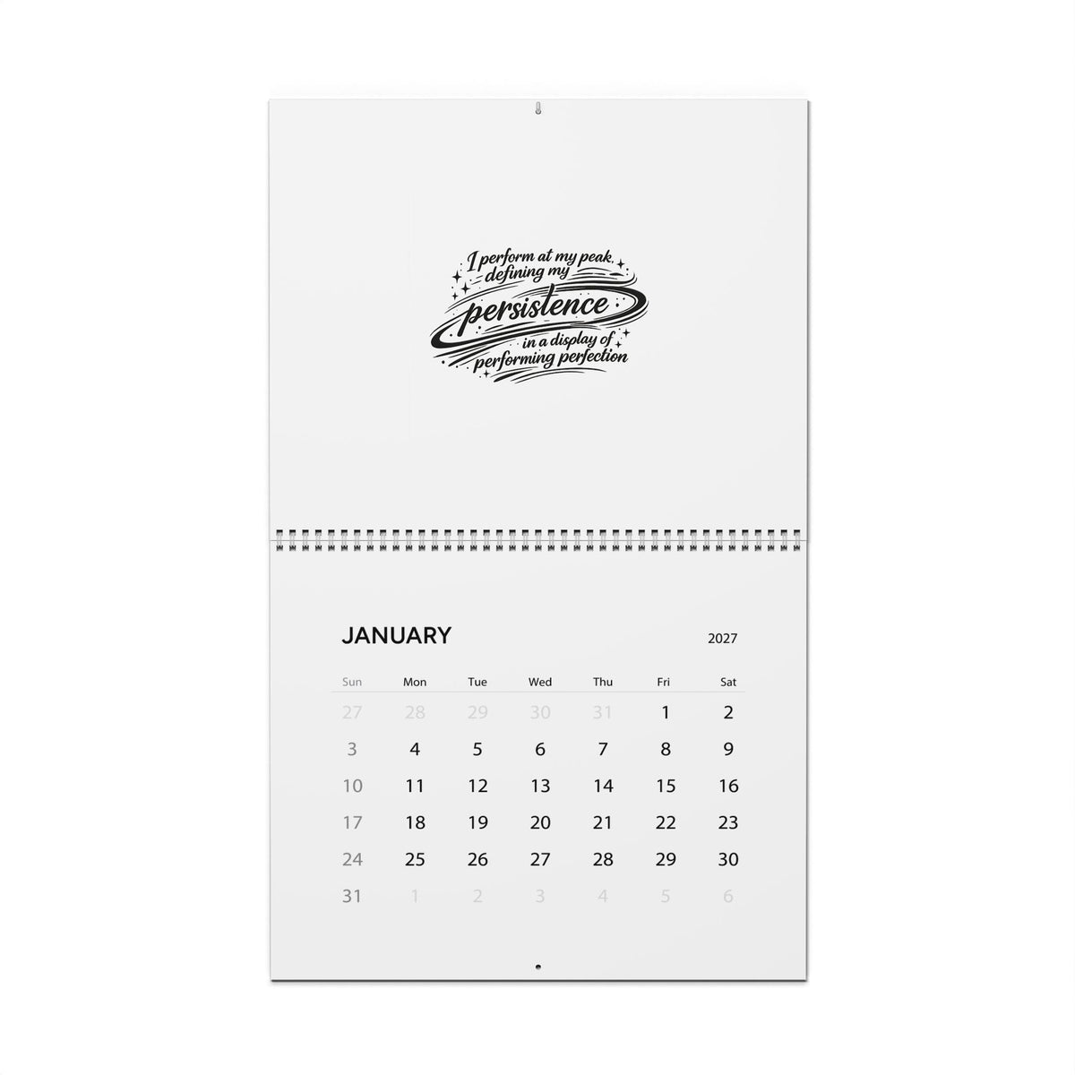 persistence Calendar/Planner (2027)