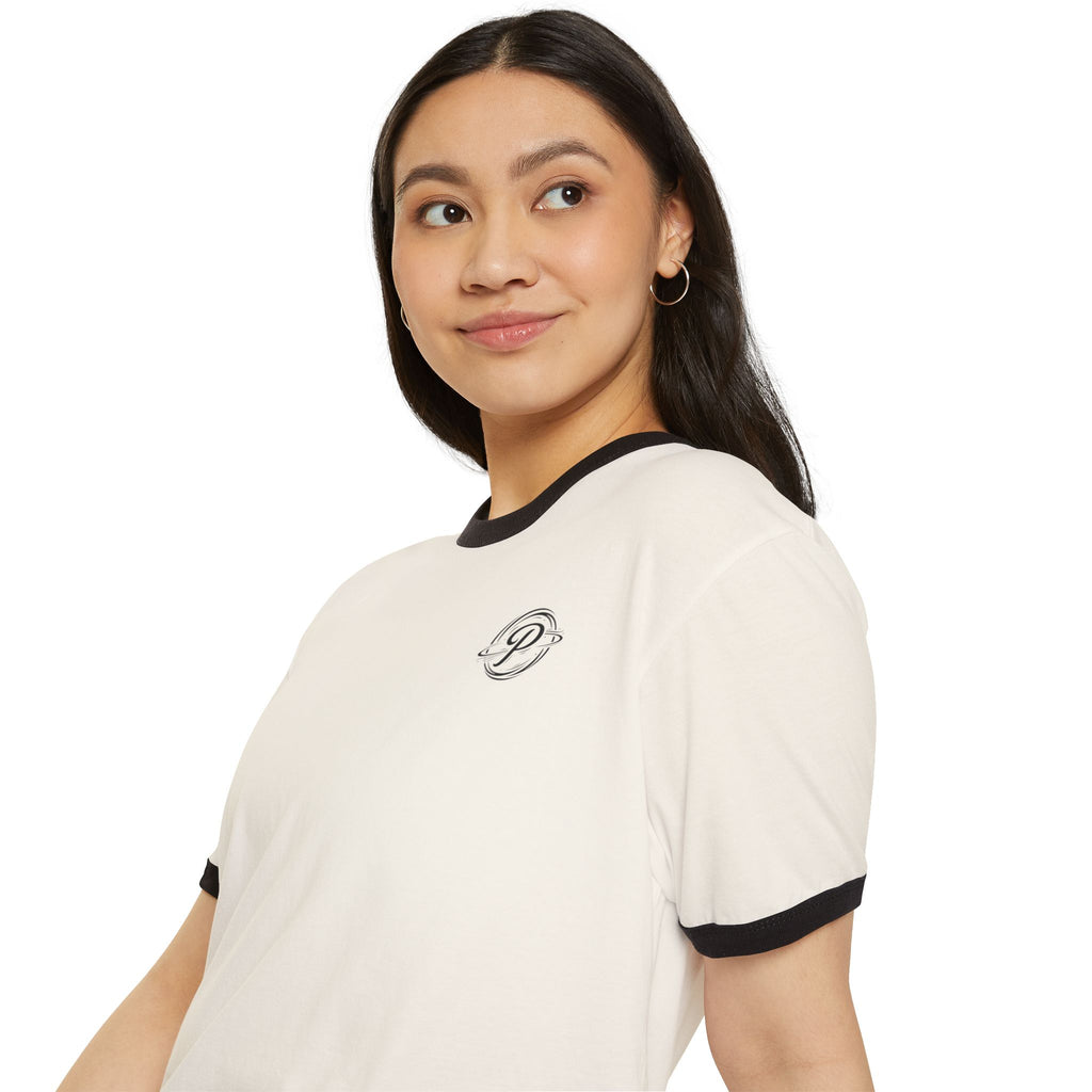 Persistence Ringer T-Shirt — 'Persistence' Script Logo Retro Athletic Tee