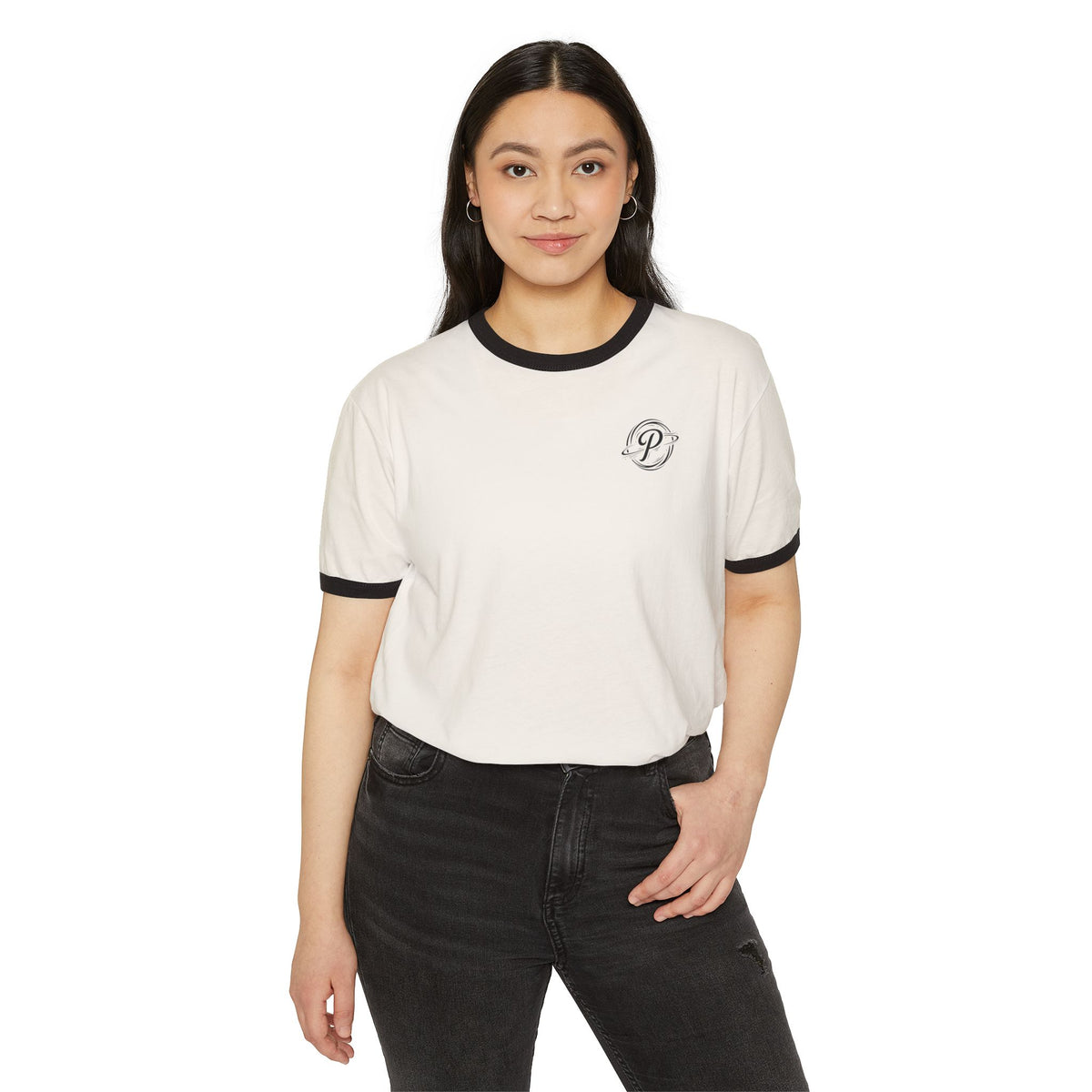 Persistence Ringer T-Shirt — 'Persistence' Script Logo Retro Athletic Tee